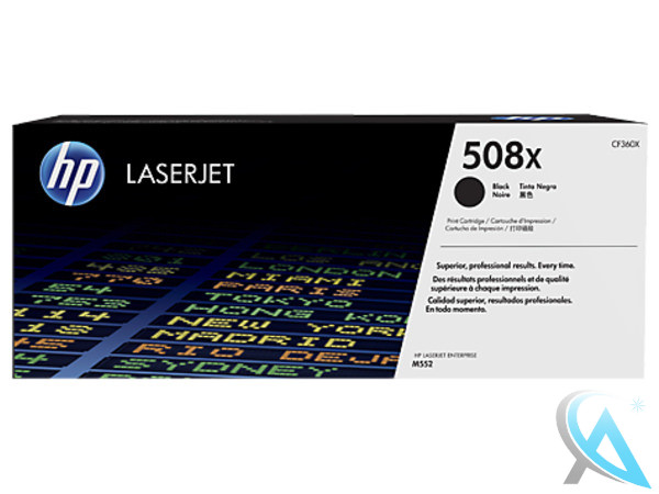 Original HP CF360X, 508X Toner Schwarz 