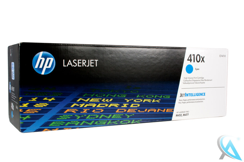 Original HP CF411X, 410X Toner Cyan