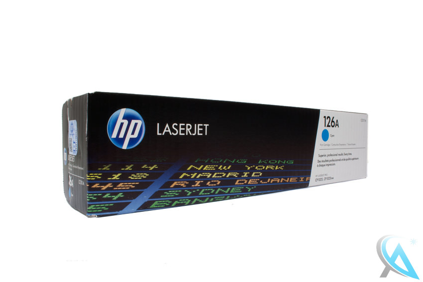 Original HP CE311A, 126A Toner Cyan 