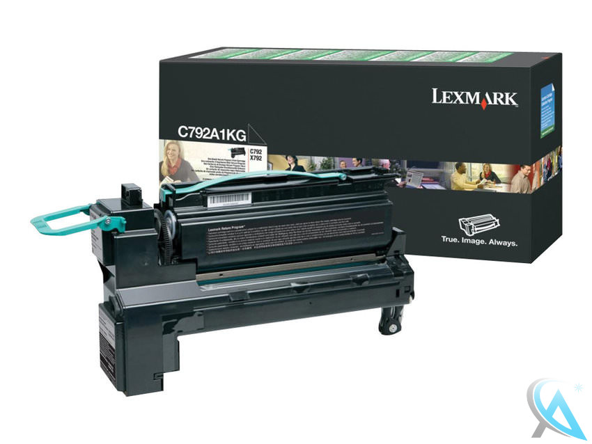 Original Lexmark C792A1KG Toner Schwarz 
