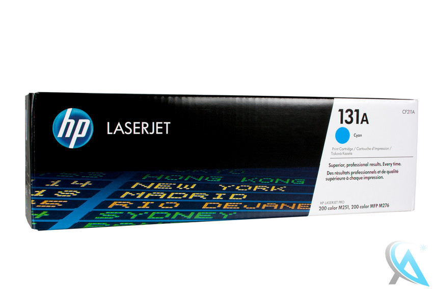 Original HP CF211A, 131A Toner Cyan