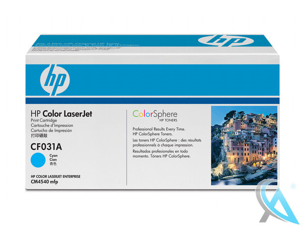 Original HP CF031A, 646A Toner Cyan 