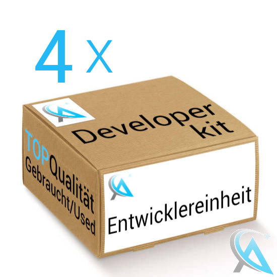 4x Lexmark gebrauchter Entwickler Cyan 70C0D20, 700D2 für CS310 CS410 CS510 CX310 CX410 CX510