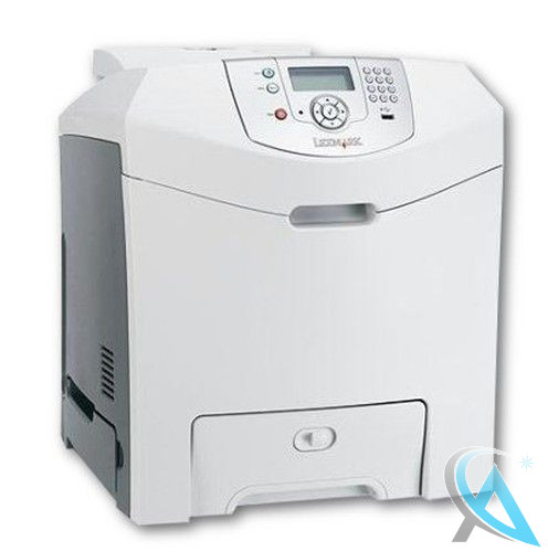 Lexmark C534N gebrauchter Farblaserdrucker mit neuem Tonersatz 
