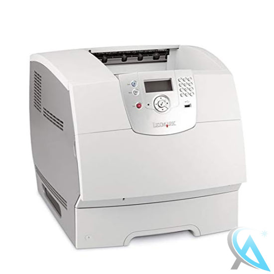 Lexmark T642N gebrauchter Laserdrucker mit neuem toner und neuer Trommel