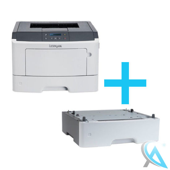 Lexmark MS410D gebrauchter Laserdrucker mit Zusatzpapierfach 35S0567