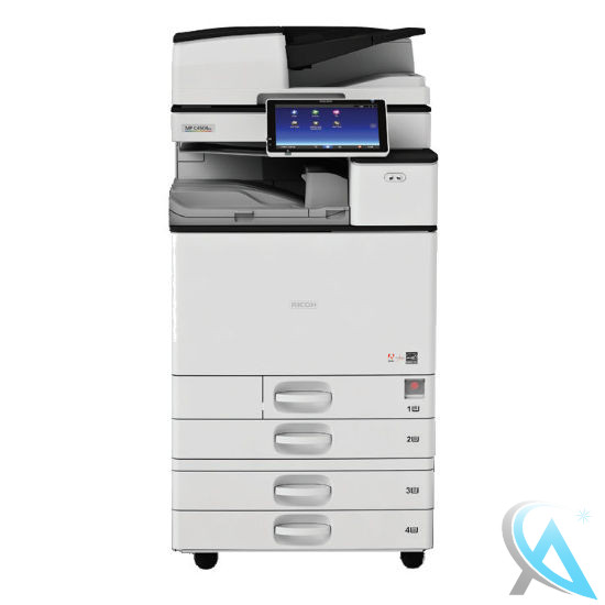 Ricoh Aficio MP C3004 EX gebrauchter Kopierer auf Rollwagen