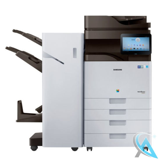 Samsung MultiXpress X4300LX gebrauchter Farbkopierer mit Booklet Finisher SL-FIN701B