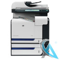 HP Color LaserJet CM3530 MFP gebrauchtes Multifunktionsgerät mit Zusatzpapierfach CE522A mit neuem Tonersatz