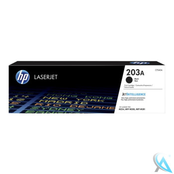 Original HP CF540A, 203A Toner Schwarz