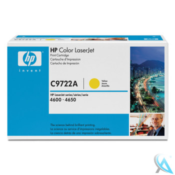 Original HP C9722A, 641A Toner Gelb