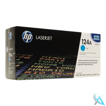 Original HP Q6001A, 124A Toner Cyan 
