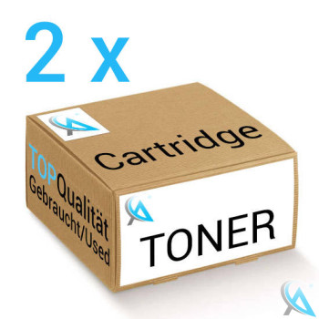 2x HP gebrauchter original Toner CB390A, 825A CB390YC Schwarz