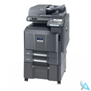 Kyocera TASKalfa 3500i gebrauchter Kopierer mit Holzunterschrank