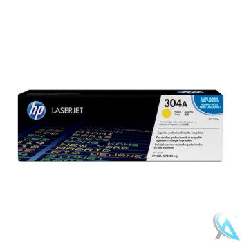 Original HP CC532A, 304A Toner Gelb