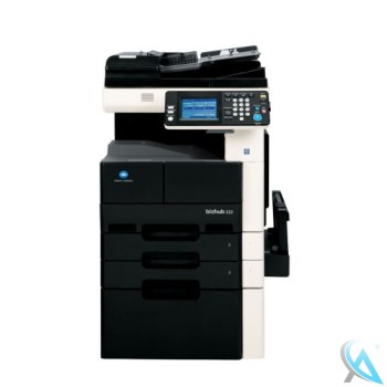 Konica Minolta Bizhub 222 gebrauchter Kopierer mit Zusatzpapierfach