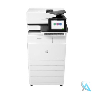 HP Color LaserJet Managed Flow MFP E87660z gebrauchter Kopierer x3A92A auf Papierfach Y1F98A mit Brücke ohne Finisher 