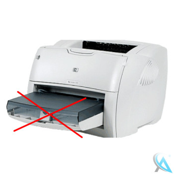 HP LaserJet 1300N Laserdrucker mit neuem Toner OHNE vorder Papierablage