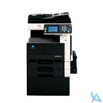 Konica Minolta Bizhub 222 Kopierer auf Unterschrank