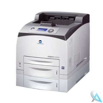 Konica Minolta pagepro 4650EN gebraucher Laserdrucker mit Zusatzpapierfach mit neuem Toner