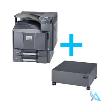 Kyocera FS-C8650DN Farblaserdrucker mit Unterschrank CB-730