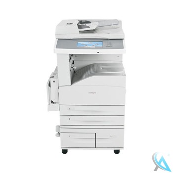 Lexmark X860de gebrauchter Kopierer auf Rollen mit Unterschrank 15R0120