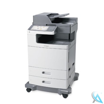 Lexmark XS796dte gebrauchtes Multifunktionsgerät auf Rollen
