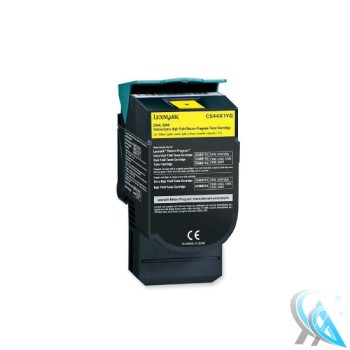 Lexmark original gebrauchter Toner C544X1YG Gelb für C544 C546 X544