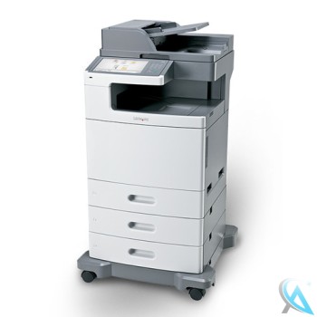 Lexmark X792dte Multifunktionsgerät auf Rollen mit neuem Tonersatz