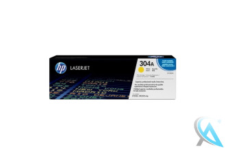 Original HP CC532A, 304A Toner Gelb 