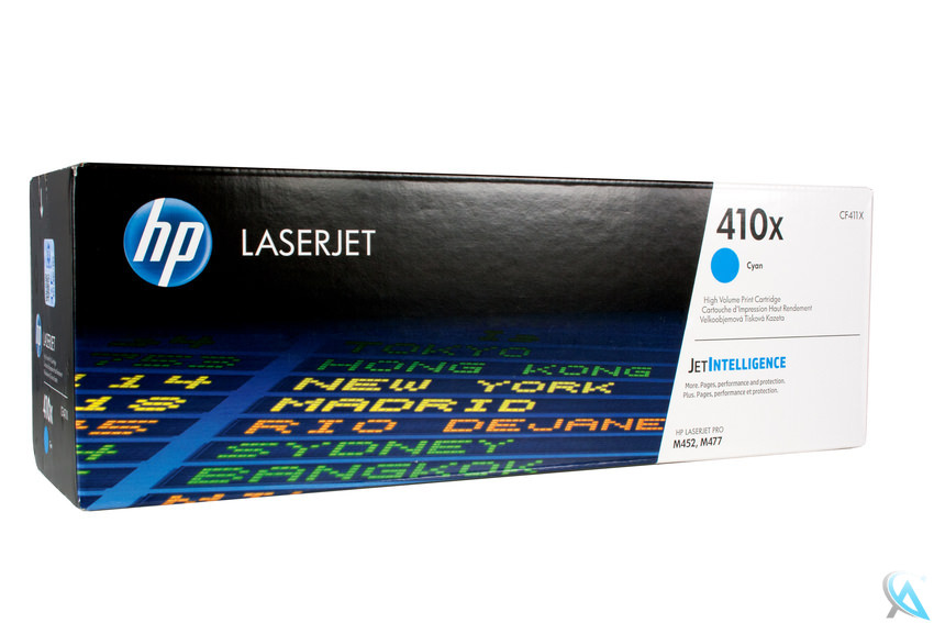 Original HP CF411X, 410X Toner Cyan