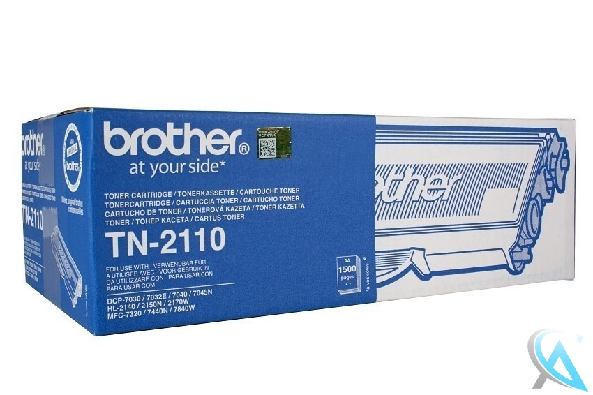Original Brother TN-2110 Toner Schwarz 2.600 Seiten