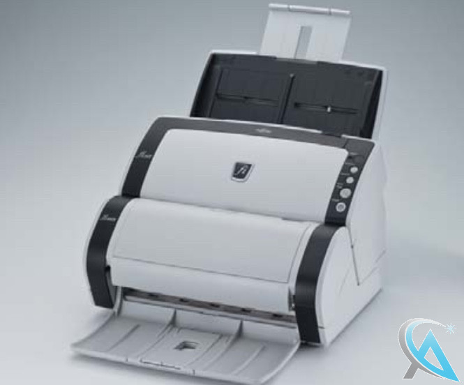 Fujitsu FI-6130 gebrauchter Scanner mit Imprinter FI-614PR