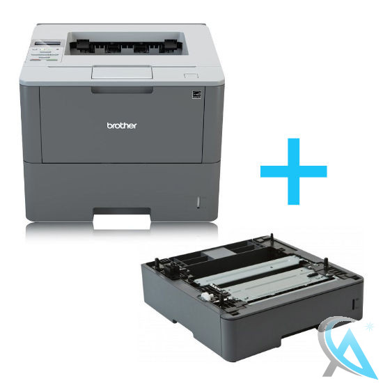 Brother HL-L6250DN gebrauchter Laserdrucker mit Papierkassette LT-5500