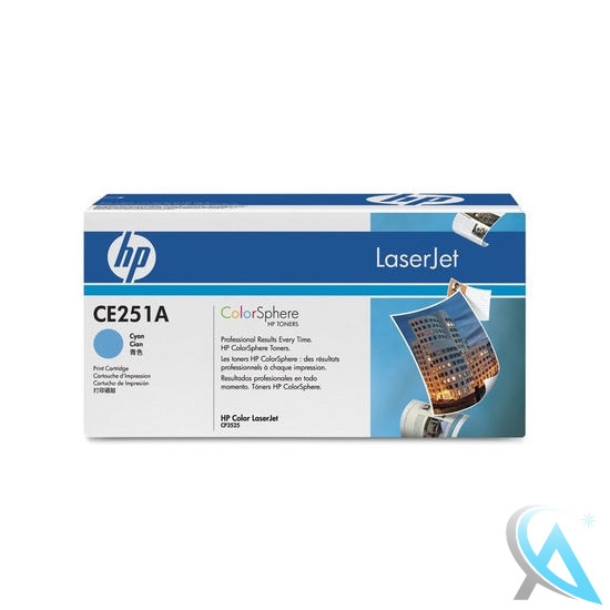 Original HP CE251A, 504A Toner Cyan 
