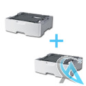 2x Lexmark Zusatzpapierfach 34S0550 550Blatt für Lexmark E260 E460 E360 X264 X360 X460