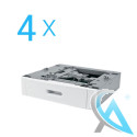 4x Lexmark 30G3242 16M1100 gebrauchtes Zusatzpapierfach 550 Blatt für X658de 