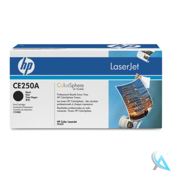 Original HP CE250A, 504A Toner Schwarz 