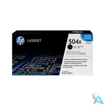 Original HP CE250X, 504X Toner Schwarz 