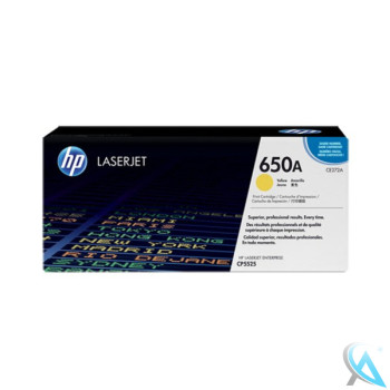 Original HP CE272A, 650A Toner Gelb 