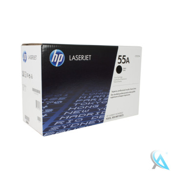 Original HP Toner CE255A, 55A Schwarz für HP Laserjet P3015X