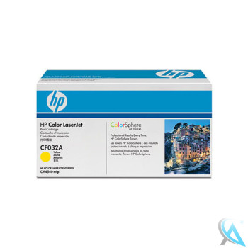 Original HP CF032A, 646A Toner Gelb 