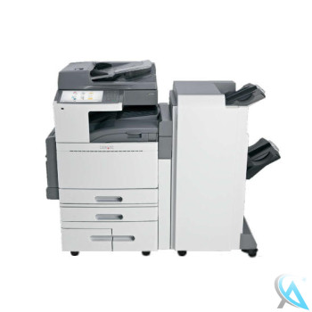 Lexmark X950de gebrauchter Kopierer mit Papierfach 22Z0014 auf Rollen mit Finisher 7558-FNS