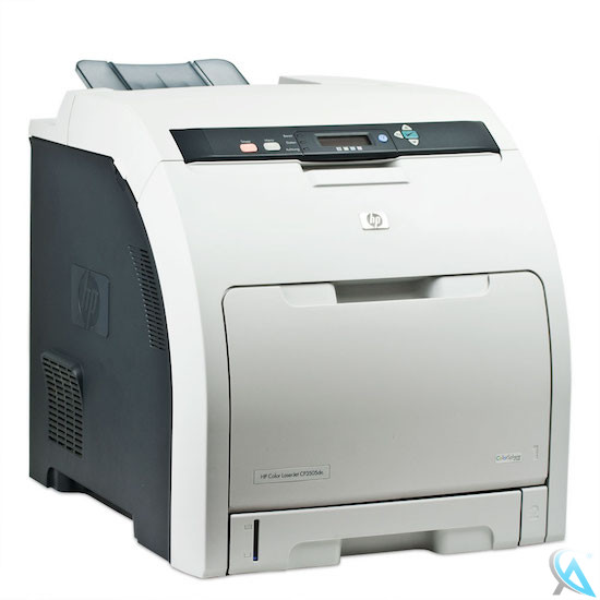 HP Color Laserjet CP3505DN Farblaserdrucker mit neuem Tonersatz