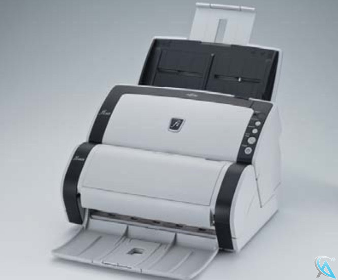 Fujitsu FI-6130 gebrauchter Scanner mit Imprinter FI-614PR