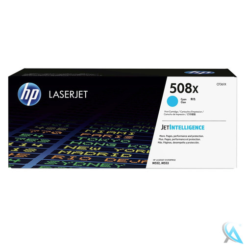 Original HP CF361X, 508X Toner Cyan